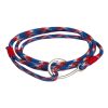 AnemosS Fishing Line Silver Plated Design Men's Bracelet