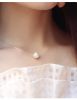 925 Silver Natural Freshwater Beads Fish Line Pearl Necklace