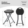 Portable Folding Stool with Built-in Handle for Traveling